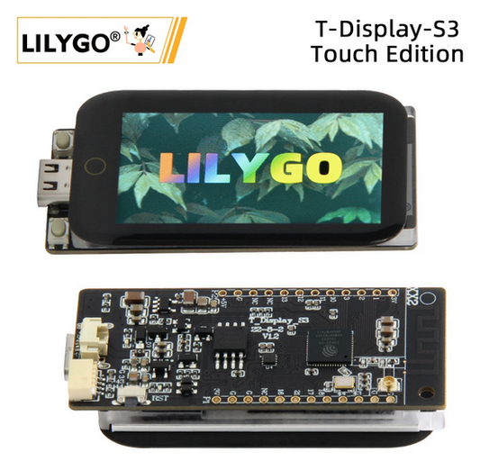 LILYGO® T-Display-S3 Touch, ESP32-S3 R8 Wifi BLE 1.9 Zoll
