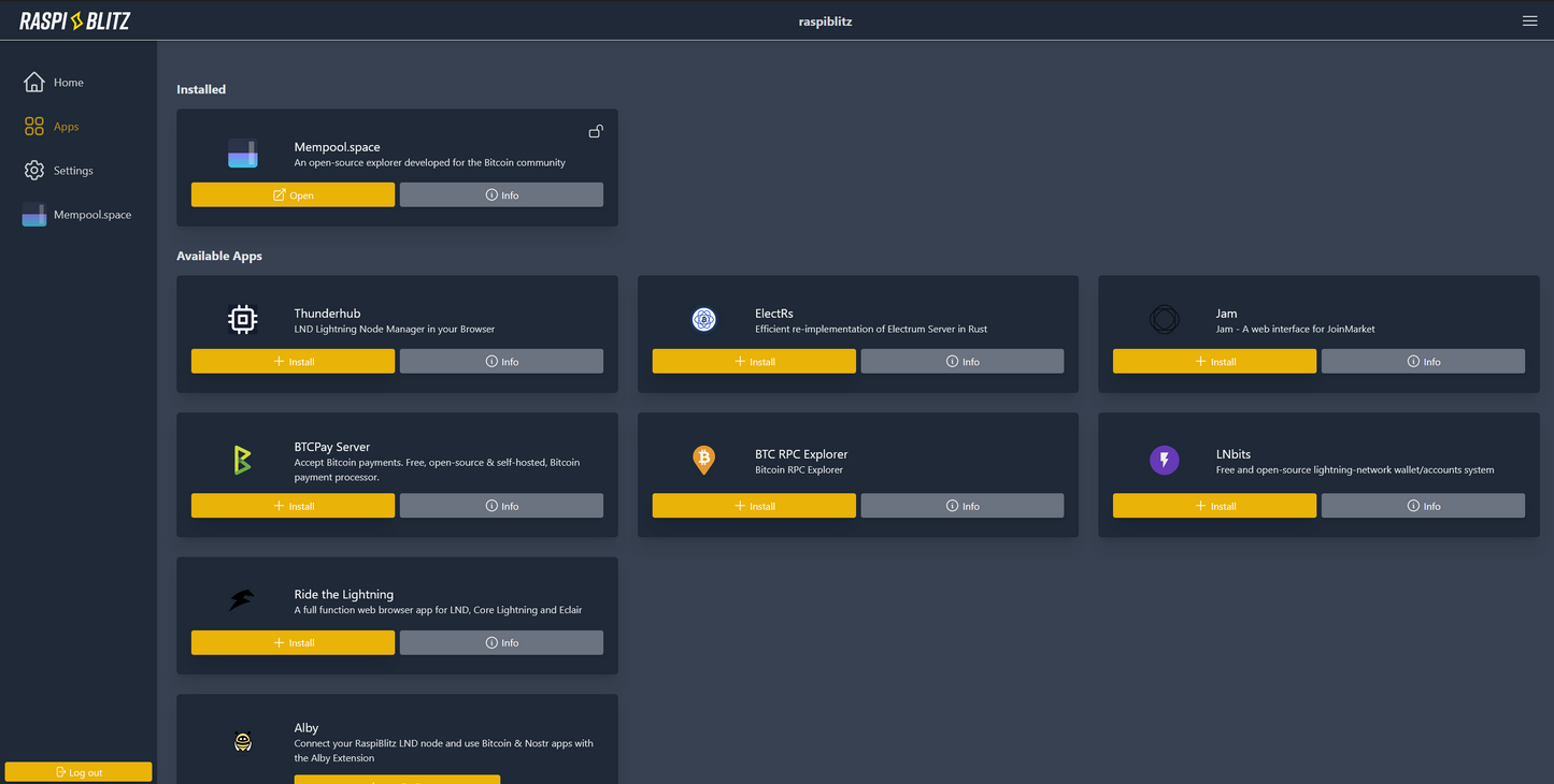 RaspiBlitz - Bitcoin Full Node mit Raspberry Pi 4B
