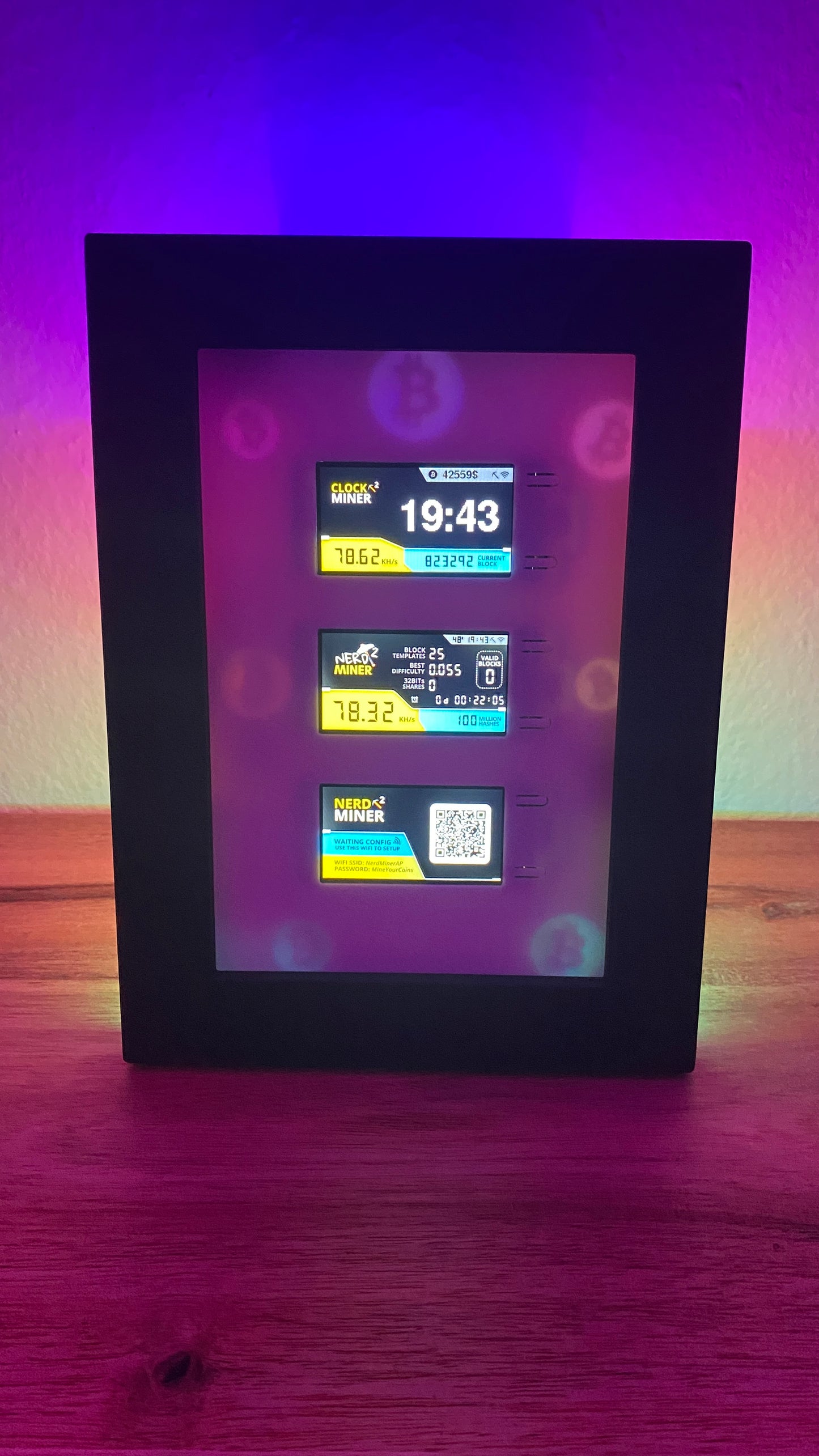 NerdMiner V2 - Le cadre par Makerversum