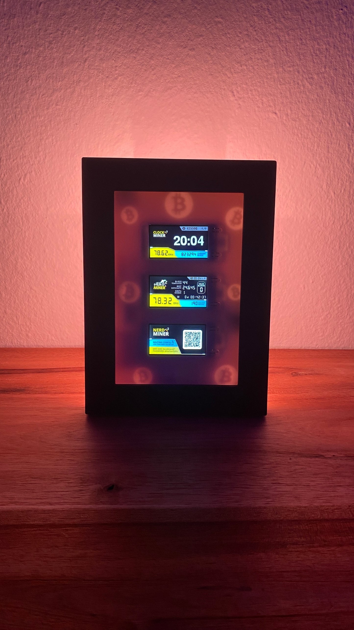 NerdMiner V2 - Le cadre par Makerversum
