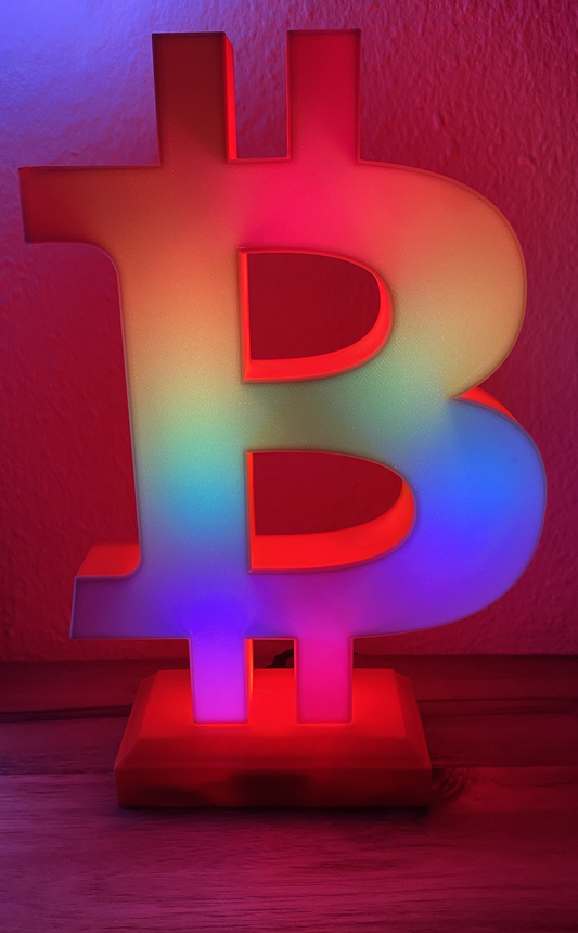 Bitcoin LED Aufsteller