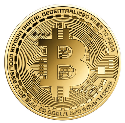 Bitcoin (Real) Gold Coin - 999/1000 Gold