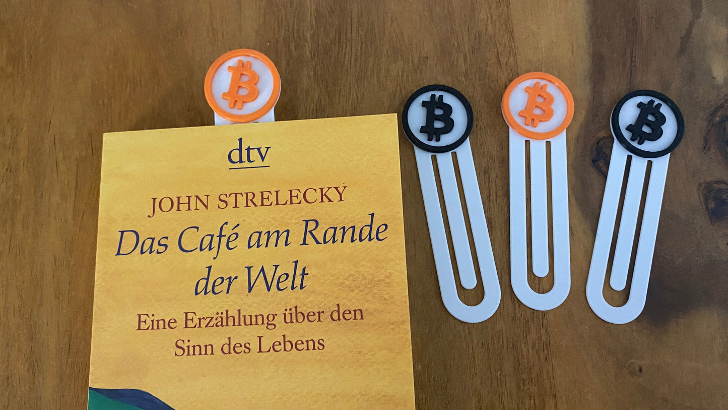 Bitcoin bookmarks / bookmark, set of 4