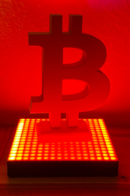 Bundle: LED matrix with Bitcoin standee