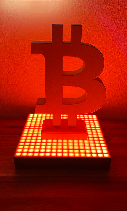 Bundle: LED matrix with Bitcoin standee