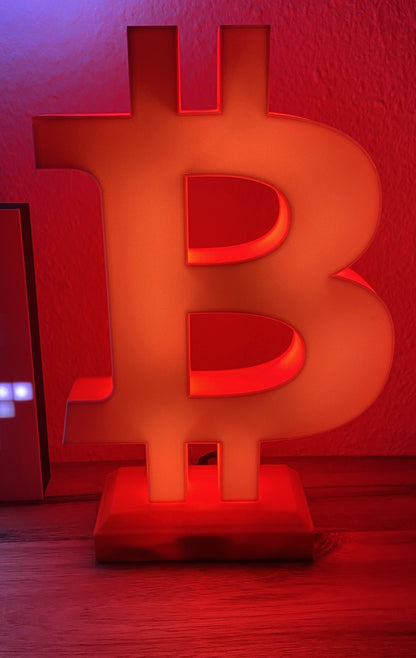 Bitcoin LED display