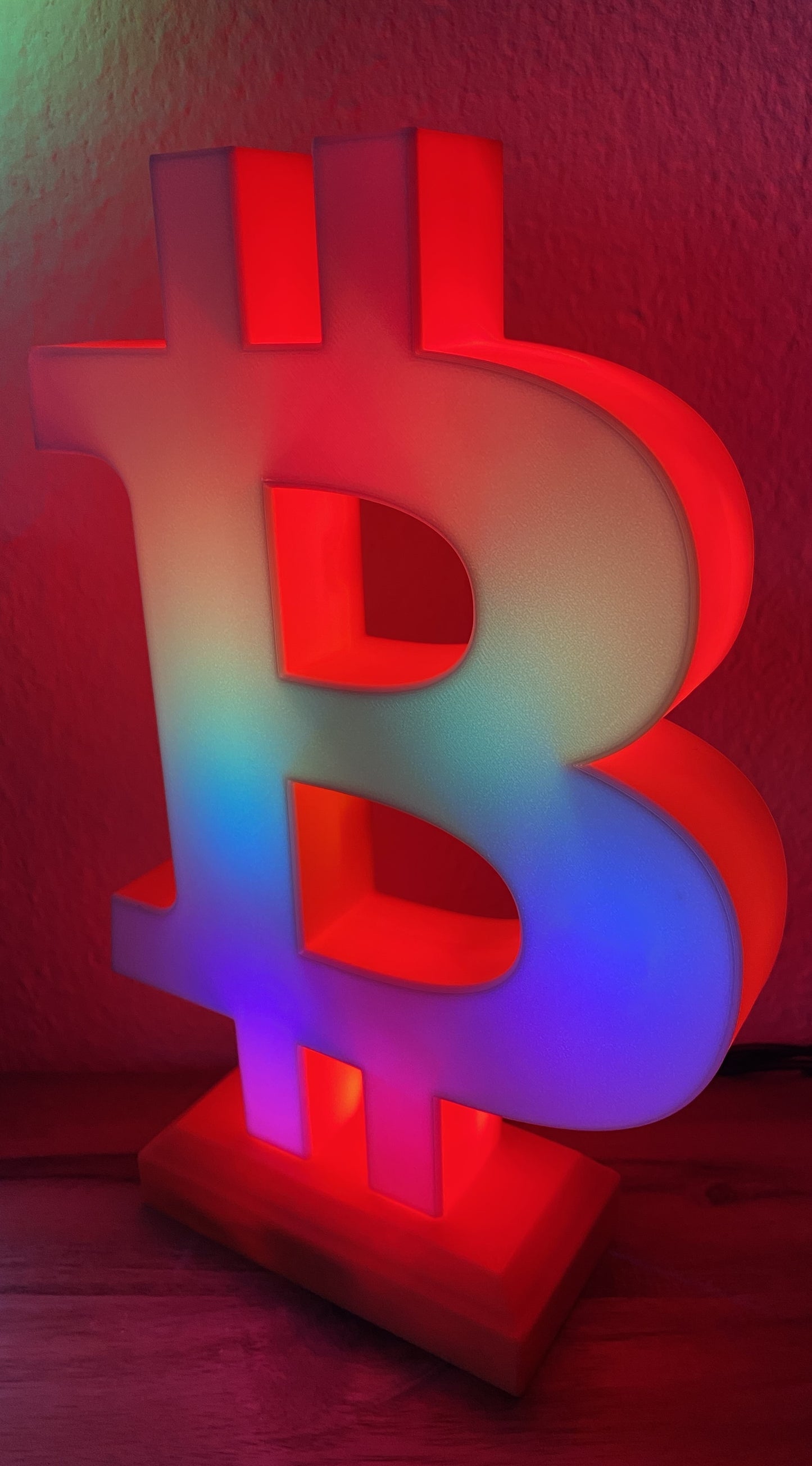 Bitcoin LED Aufsteller